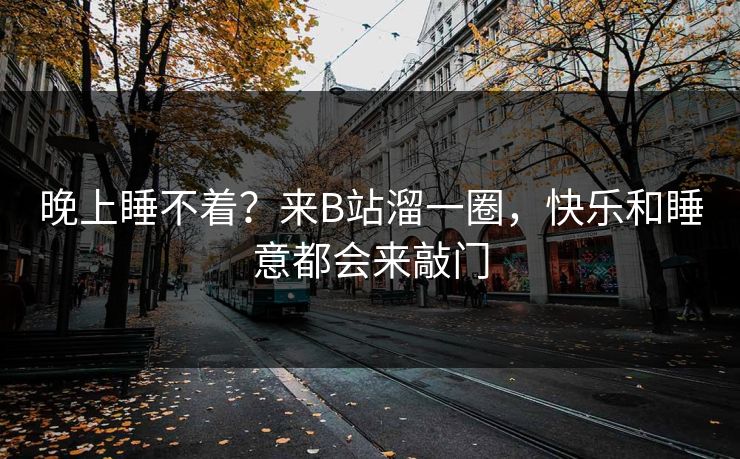 晚上睡不着？来B站溜一圈，快乐和睡意都会来敲门
