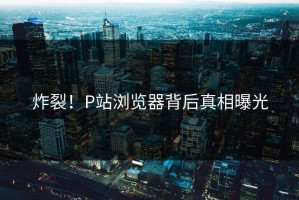 炸裂！P站浏览器背后真相曝光