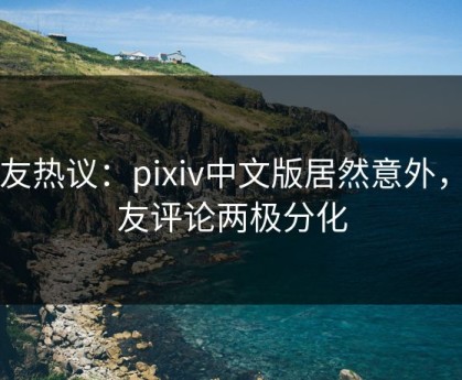 网友热议：pixiv中文版居然意外，网友评论两极分化