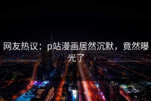 网友热议：p站漫画居然沉默，竟然曝光了