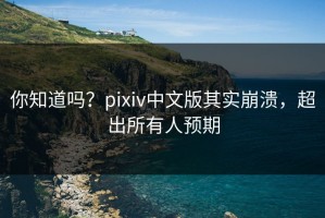 你知道吗？pixiv中文版其实崩溃，超出所有人预期