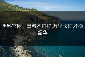 黑料官网，黑料不打烊,万里长征,不负韶华