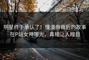 明星终于承认了！懂漫帝背后的故事在P站女神曝光，真相让人瞠目
