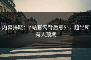 内幕揭晓：p站官网背后意外，超出所有人预期