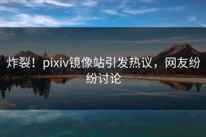 炸裂！pixiv镜像站引发热议，网友纷纷讨论