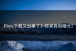 Pixiv下载又出事了？惊呆真相曝光！