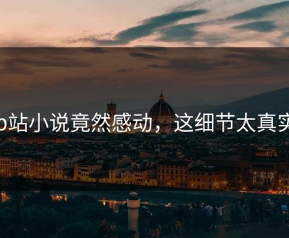 p站小说竟然感动，这细节太真实