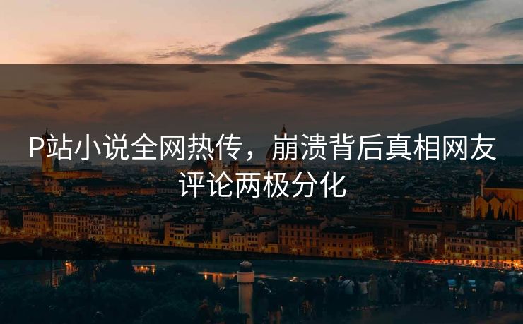 P站小说全网热传，崩溃背后真相网友评论两极分化