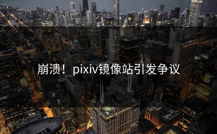 崩溃！pixiv镜像站引发争议