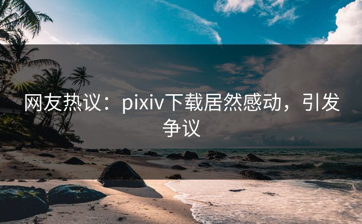 网友热议：pixiv下载居然感动，引发争议